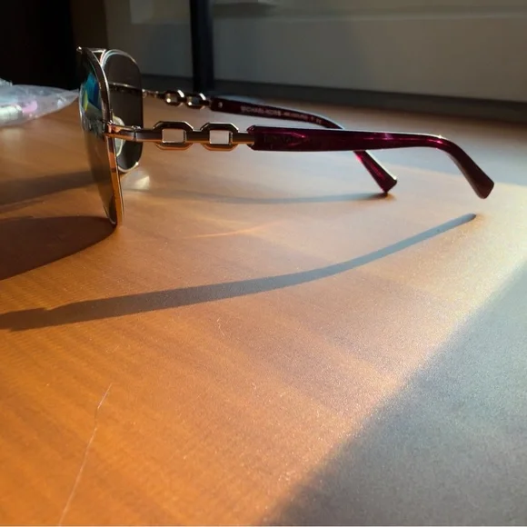 Michael Kors Gold Aviator Sunglasses - Picture 2 of 5